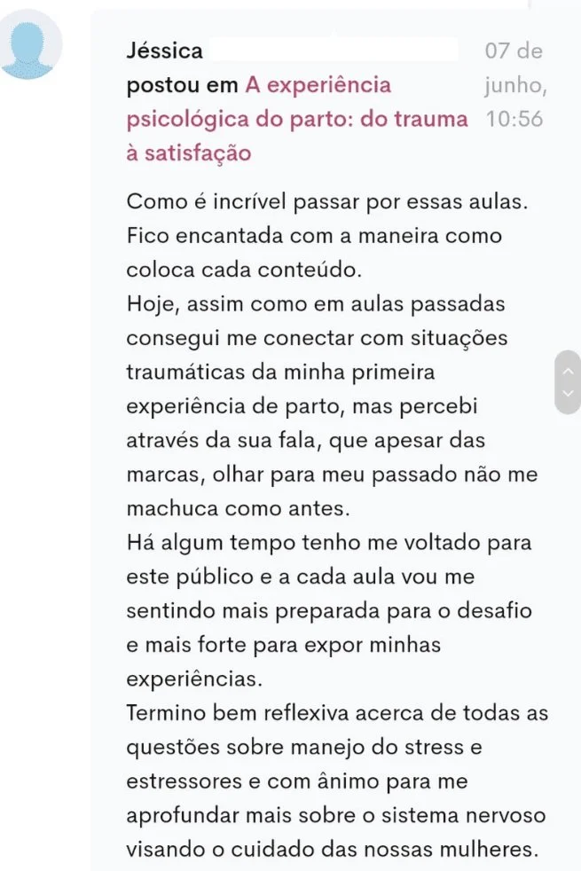 Comentário de Jéssica