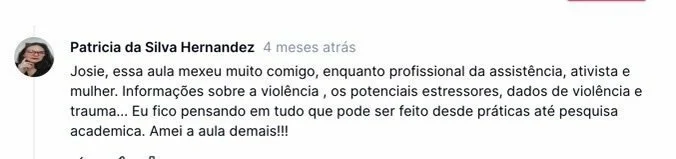 Comentário de Patricia da Silva Hernandez