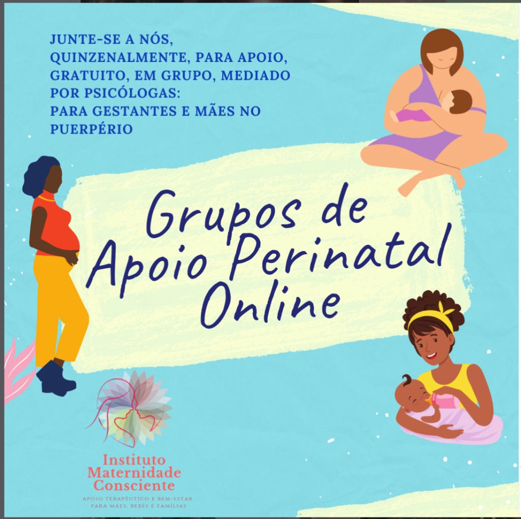 Encontro de grupo de apoio perinatal online