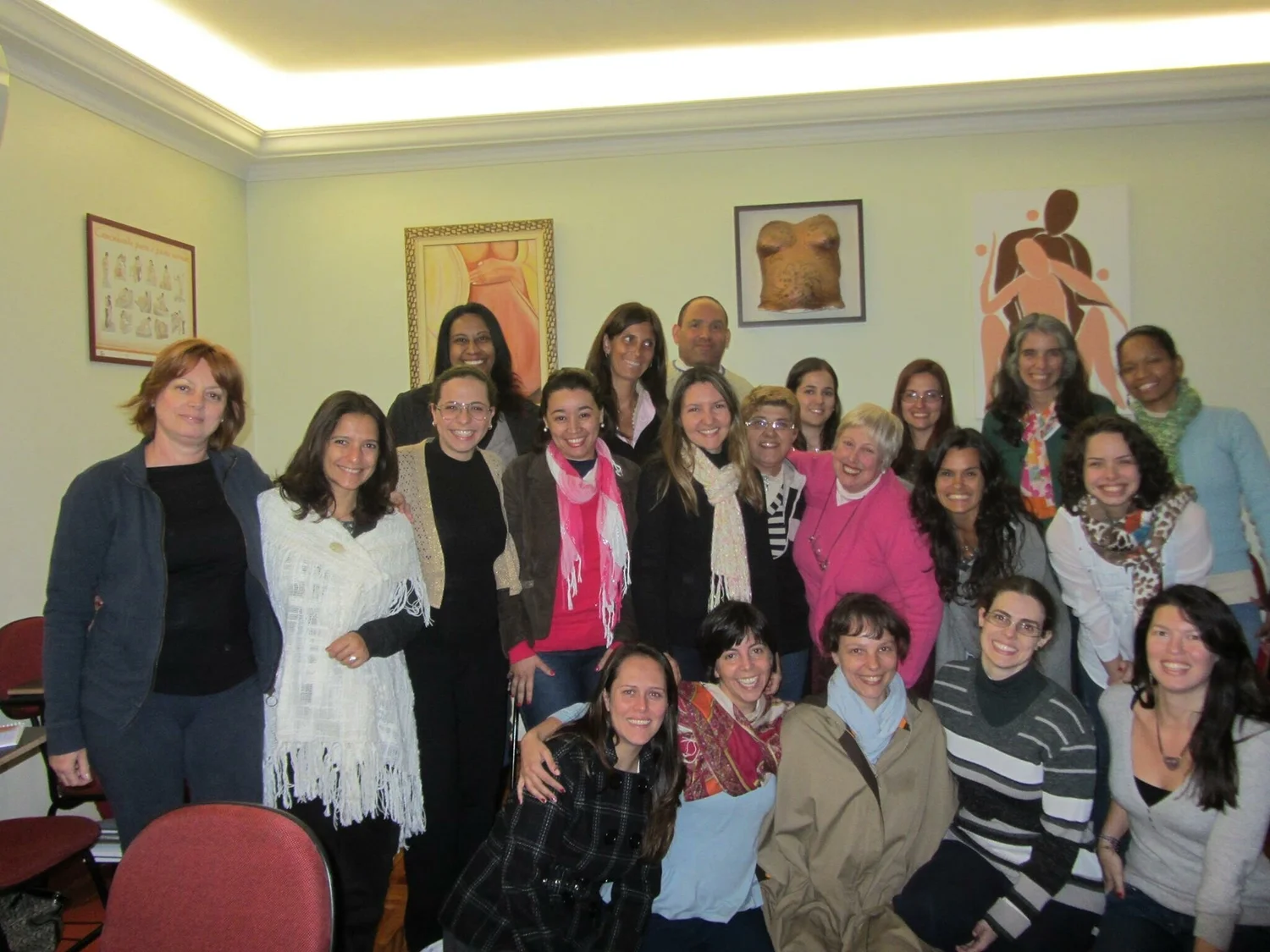 Turma presencial do curso 2013